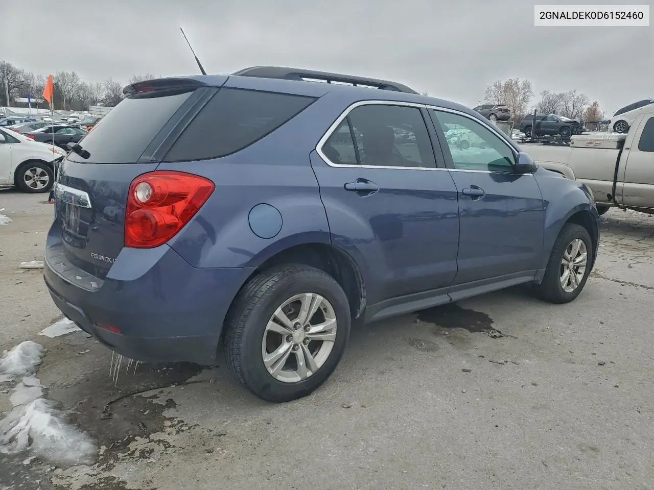 2GNALDEK0D6152460 2013 Chevrolet Equinox Lt