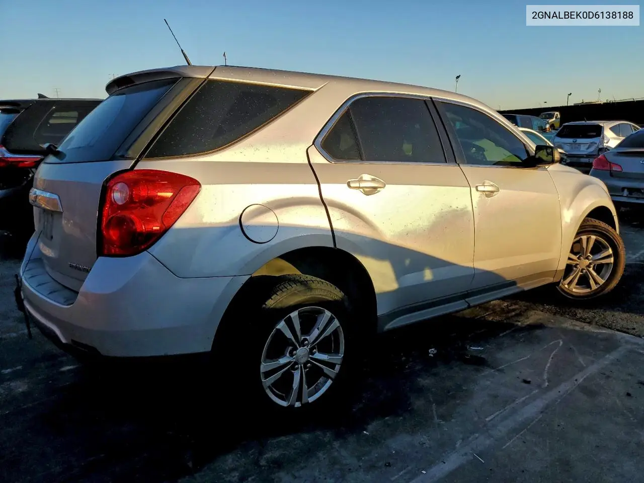 2GNALBEK0D6138188 2013 Chevrolet Equinox Ls