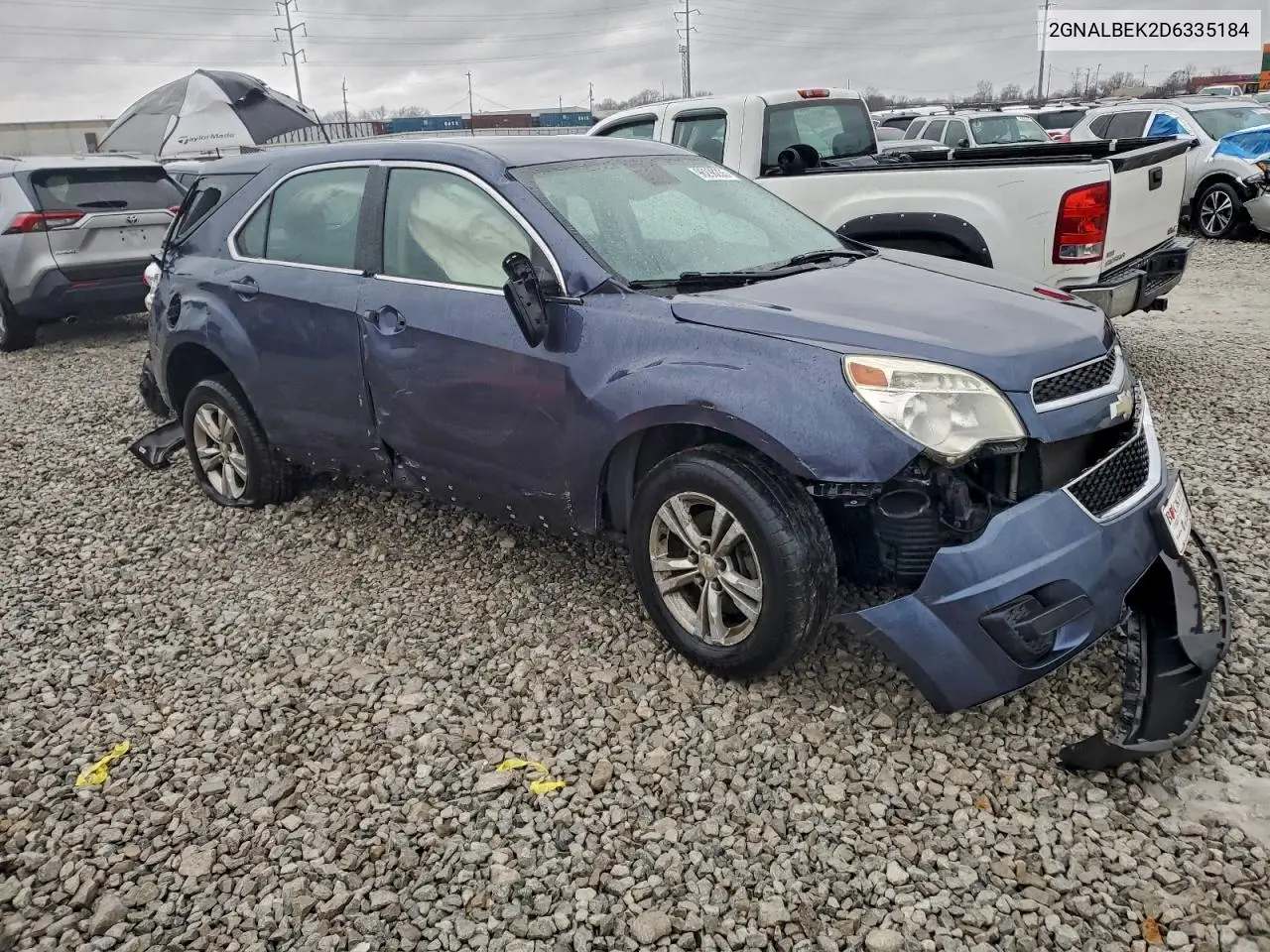 2GNALBEK2D6335184 2013 Chevrolet Equinox Ls