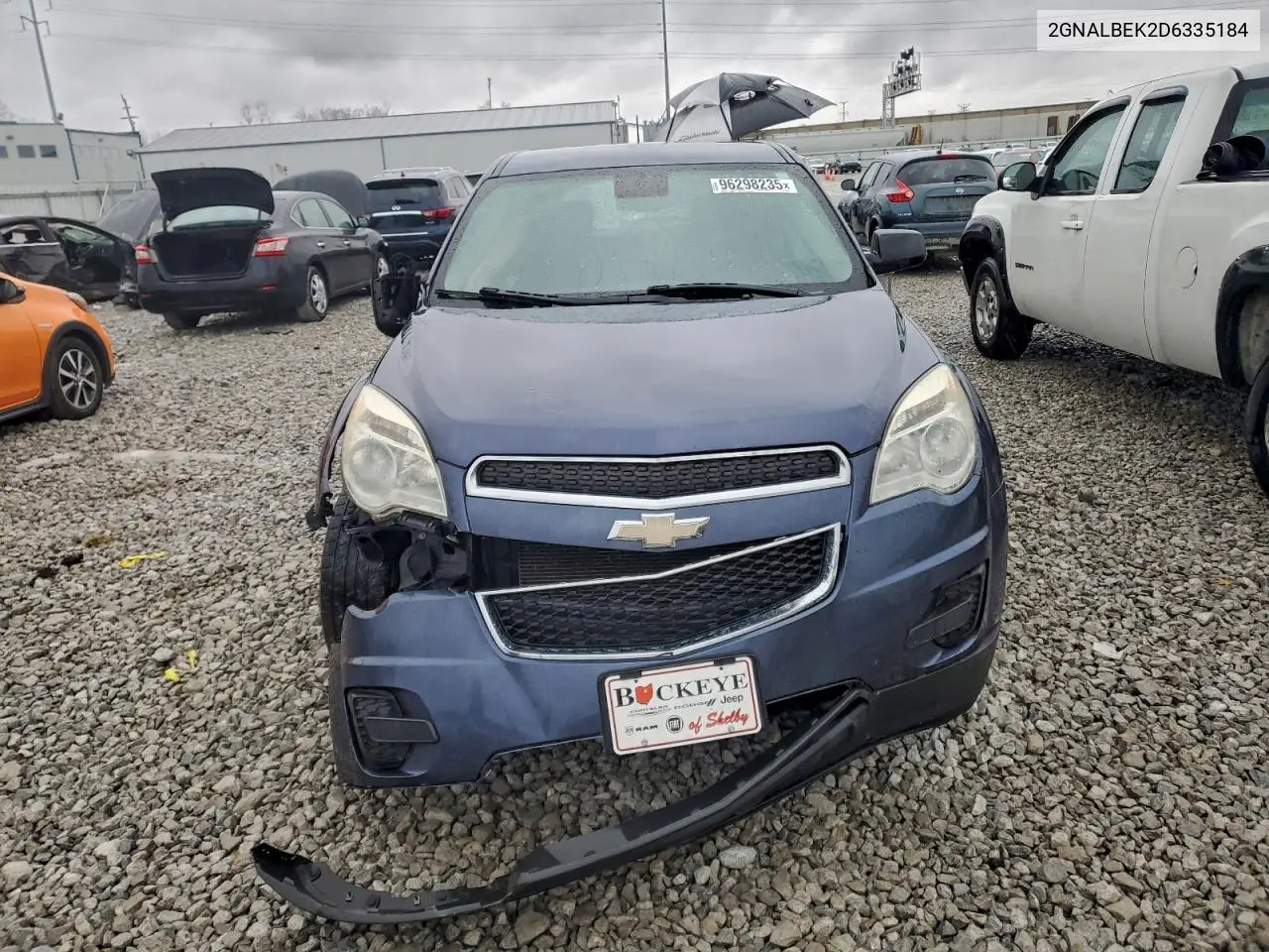 2GNALBEK2D6335184 2013 Chevrolet Equinox Ls
