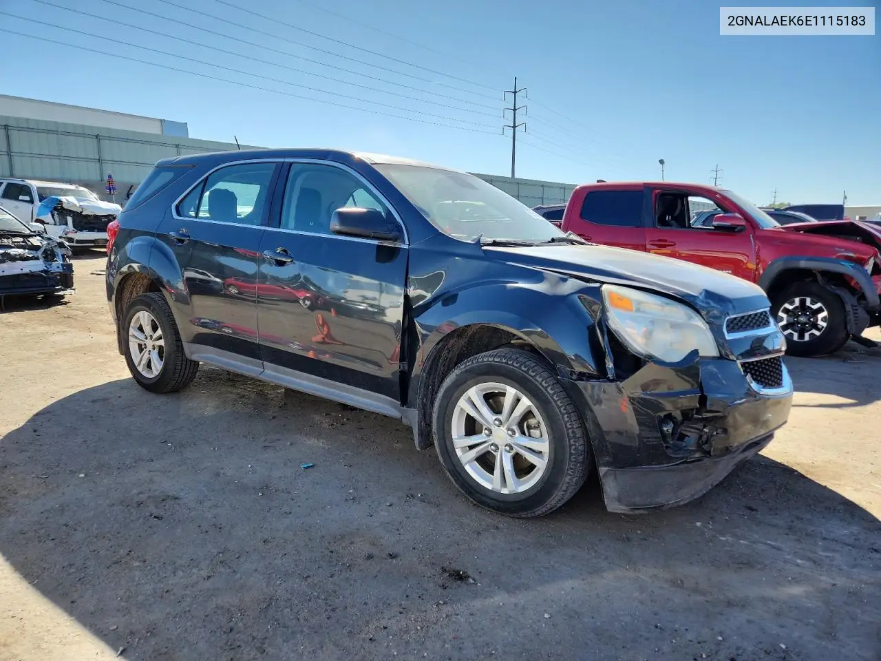 2GNALAEK6E1115183 2014 Chevrolet Equinox Ls