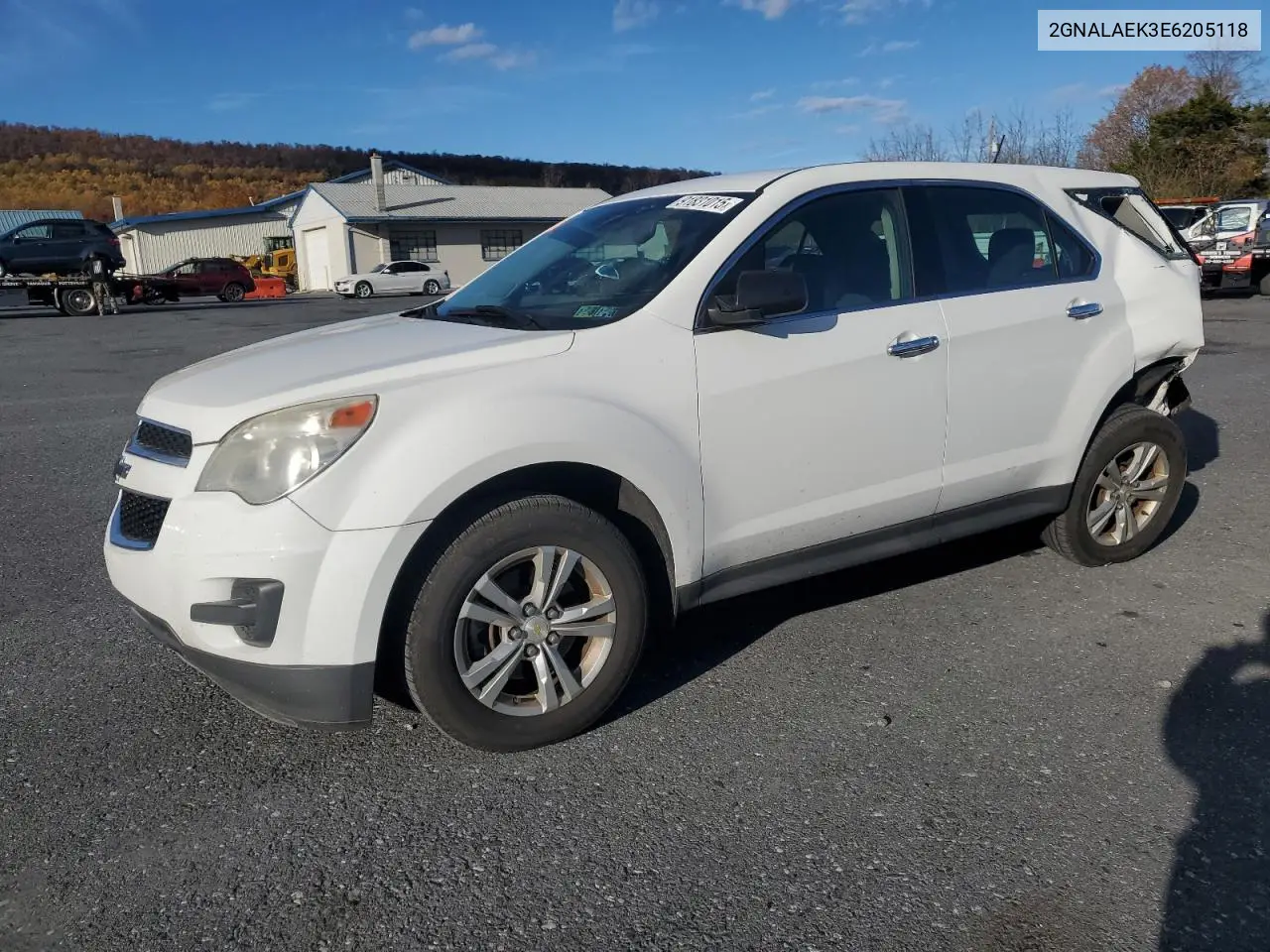 2GNALAEK3E6205118 2014 Chevrolet Equinox Ls