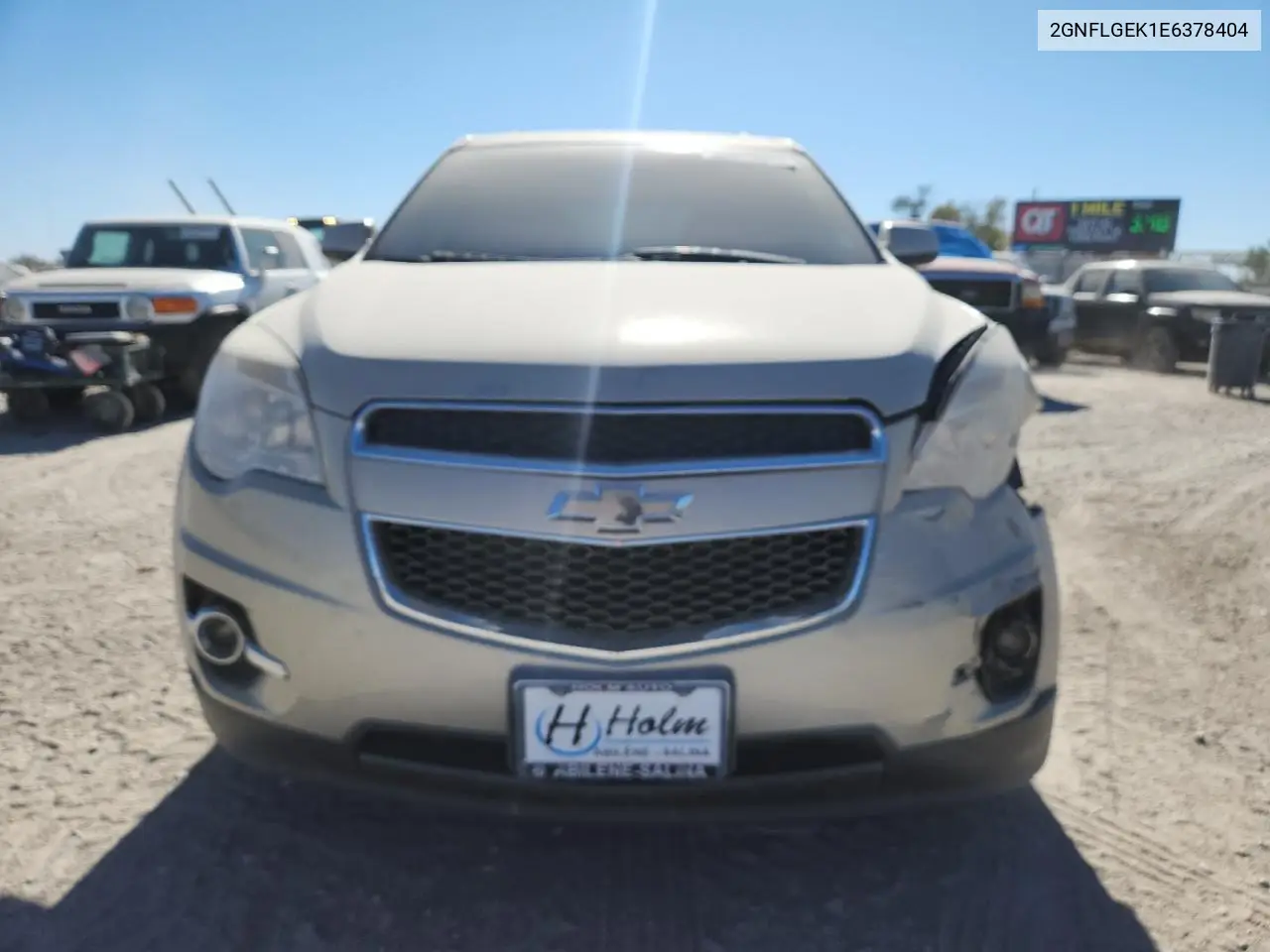2GNFLGEK1E6378404 2014 Chevrolet Equinox Lt