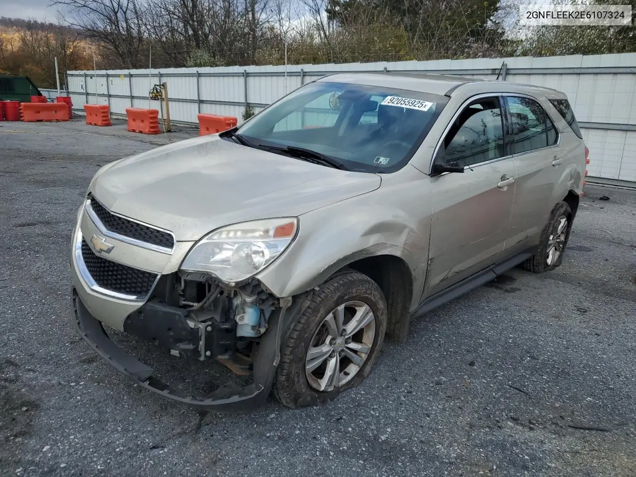 2GNFLEEK2E6107324 2014 Chevrolet Equinox Ls