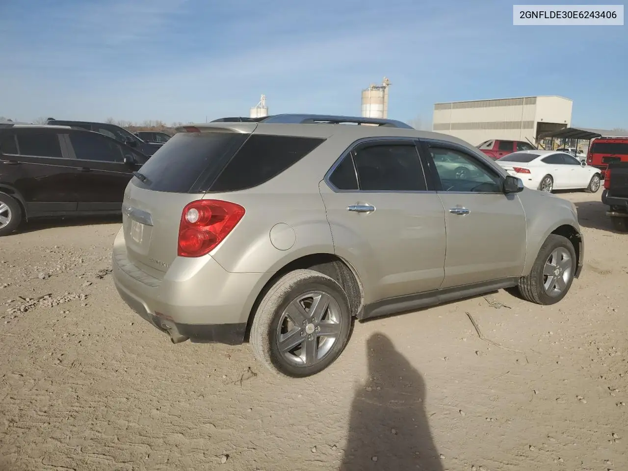 2GNFLDE30E6243406 2014 Chevrolet Equinox Ltz