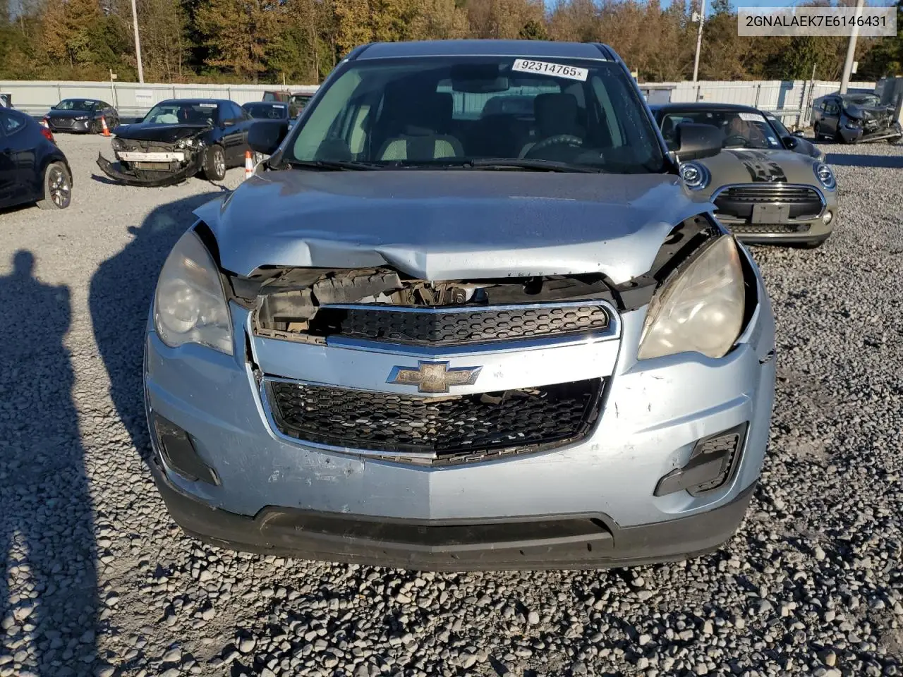 2GNALAEK7E6146431 2014 Chevrolet Equinox Ls