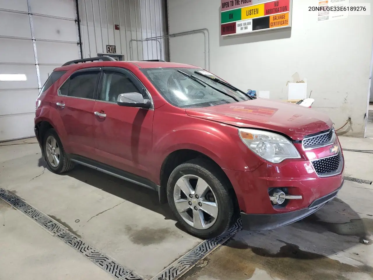 2GNFLGE33E6189276 2014 Chevrolet Equinox Lt