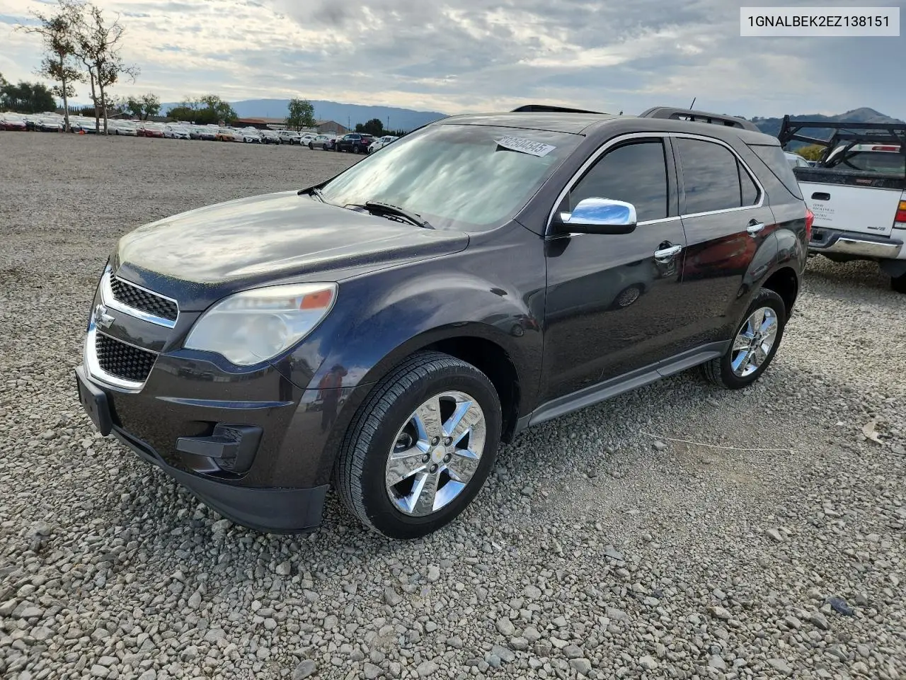 1GNALBEK2EZ138151 2014 Chevrolet Equinox Lt