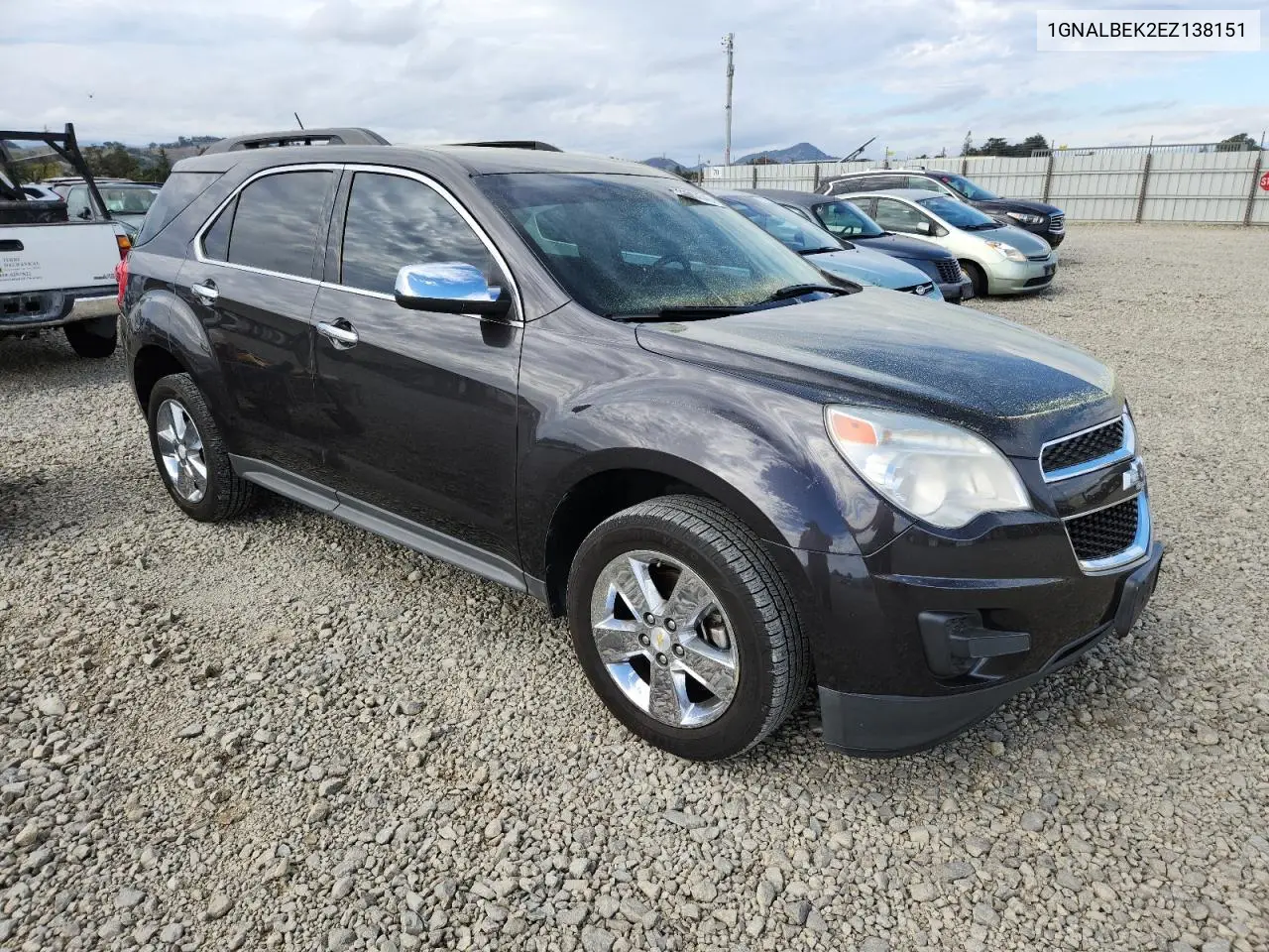 1GNALBEK2EZ138151 2014 Chevrolet Equinox Lt