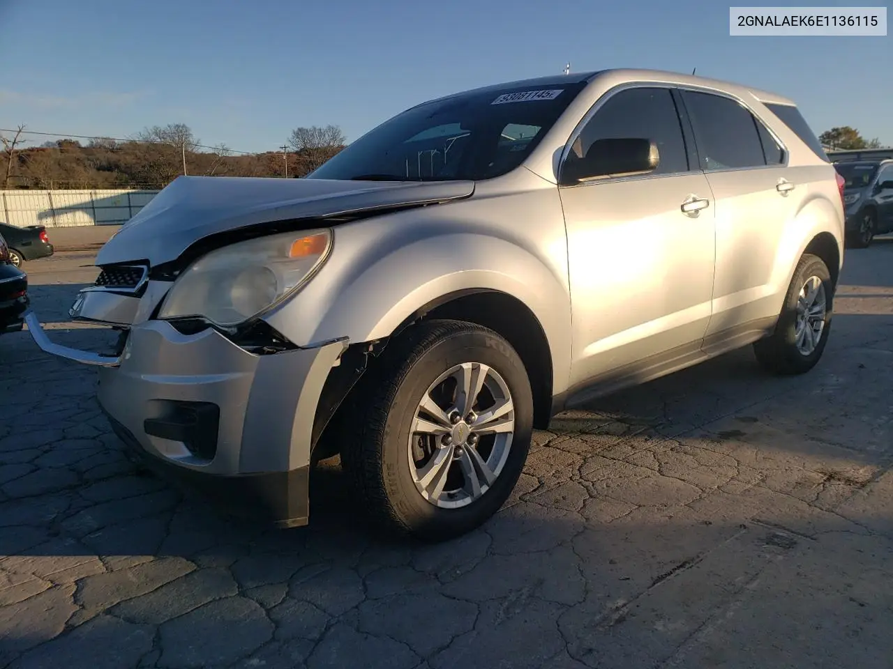 2GNALAEK6E1136115 2014 Chevrolet Equinox Ls