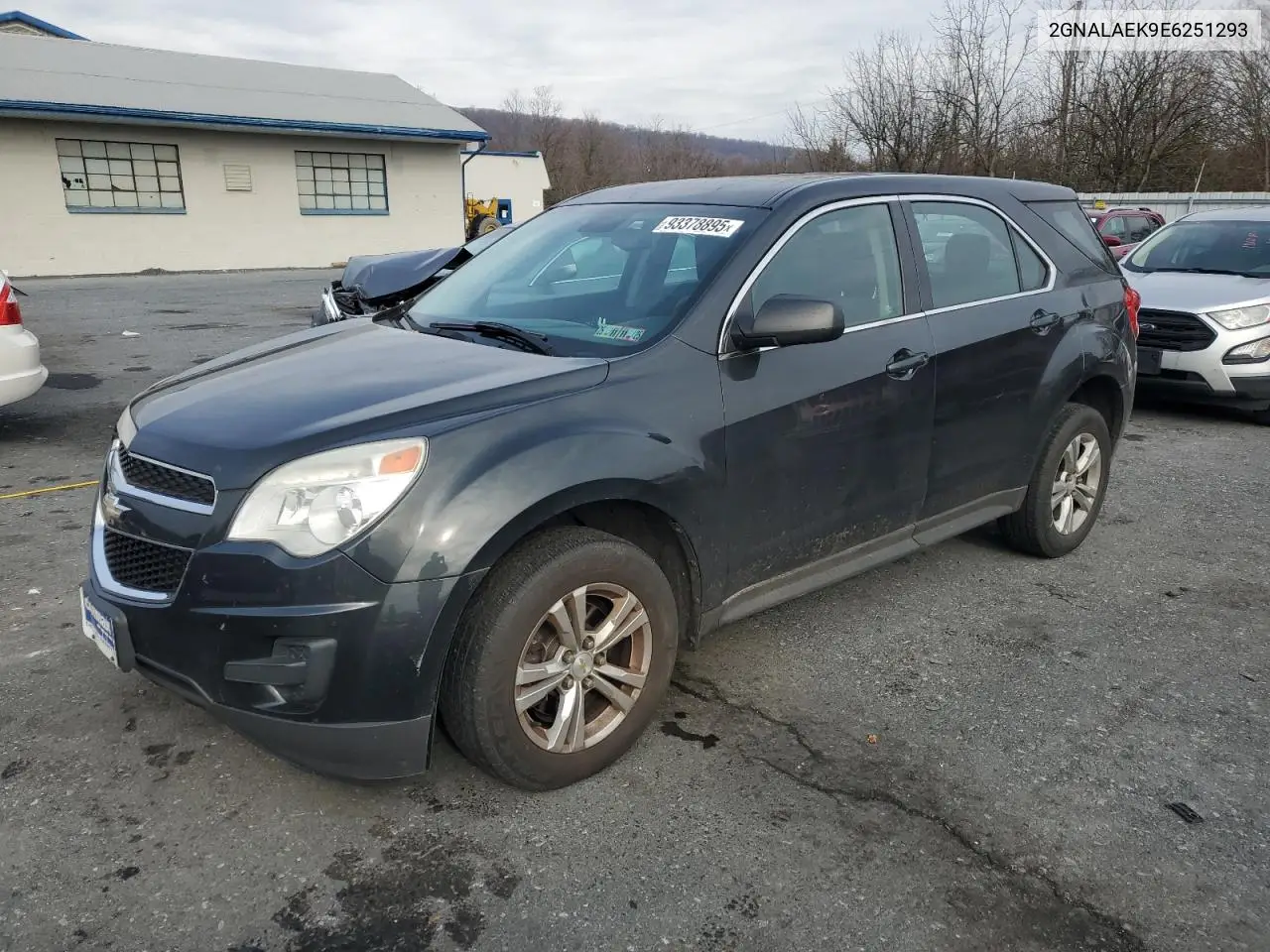 2GNALAEK9E6251293 2014 Chevrolet Equinox Ls