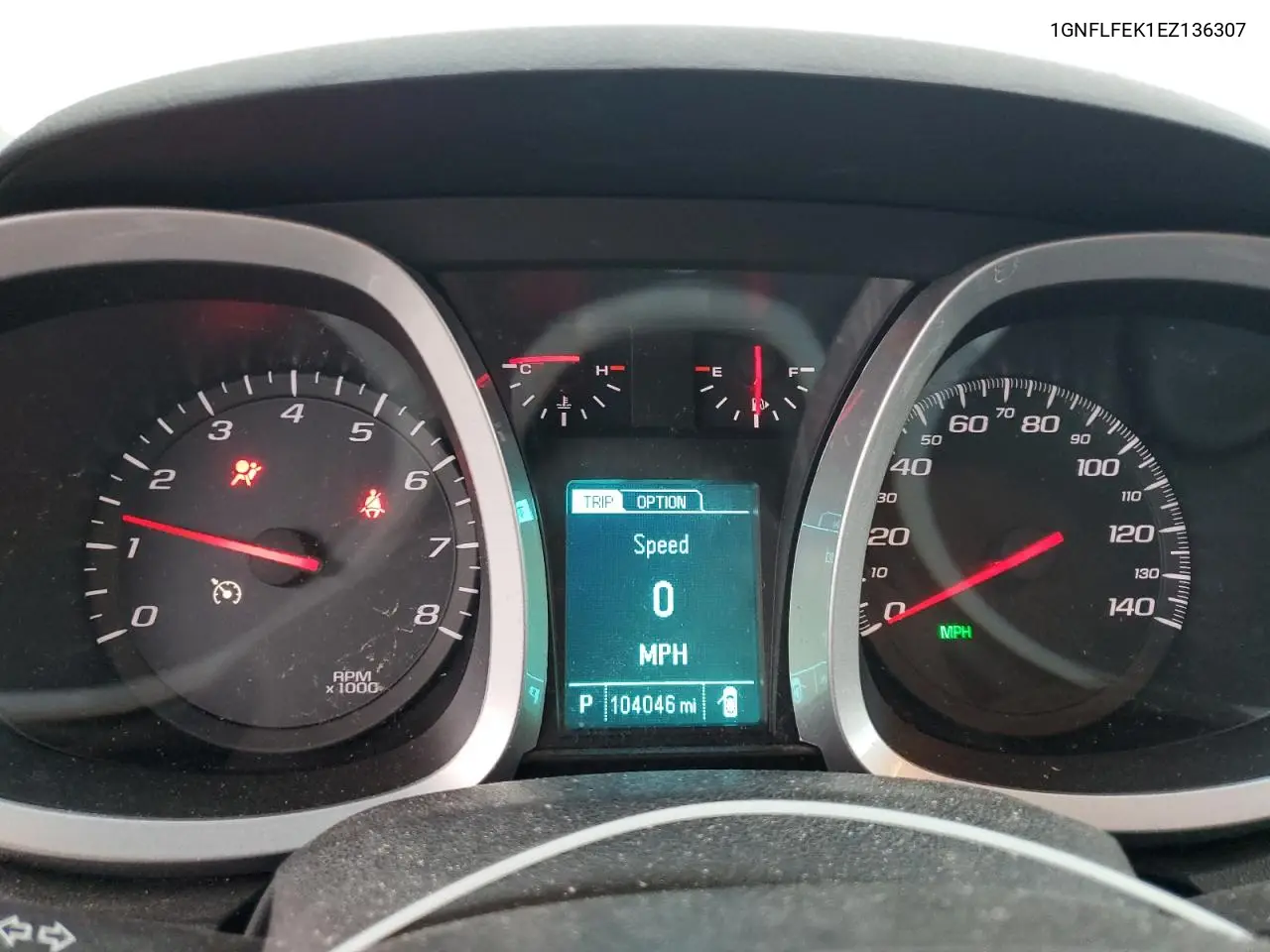 1GNFLFEK1EZ136307 2014 Chevrolet Equinox Lt