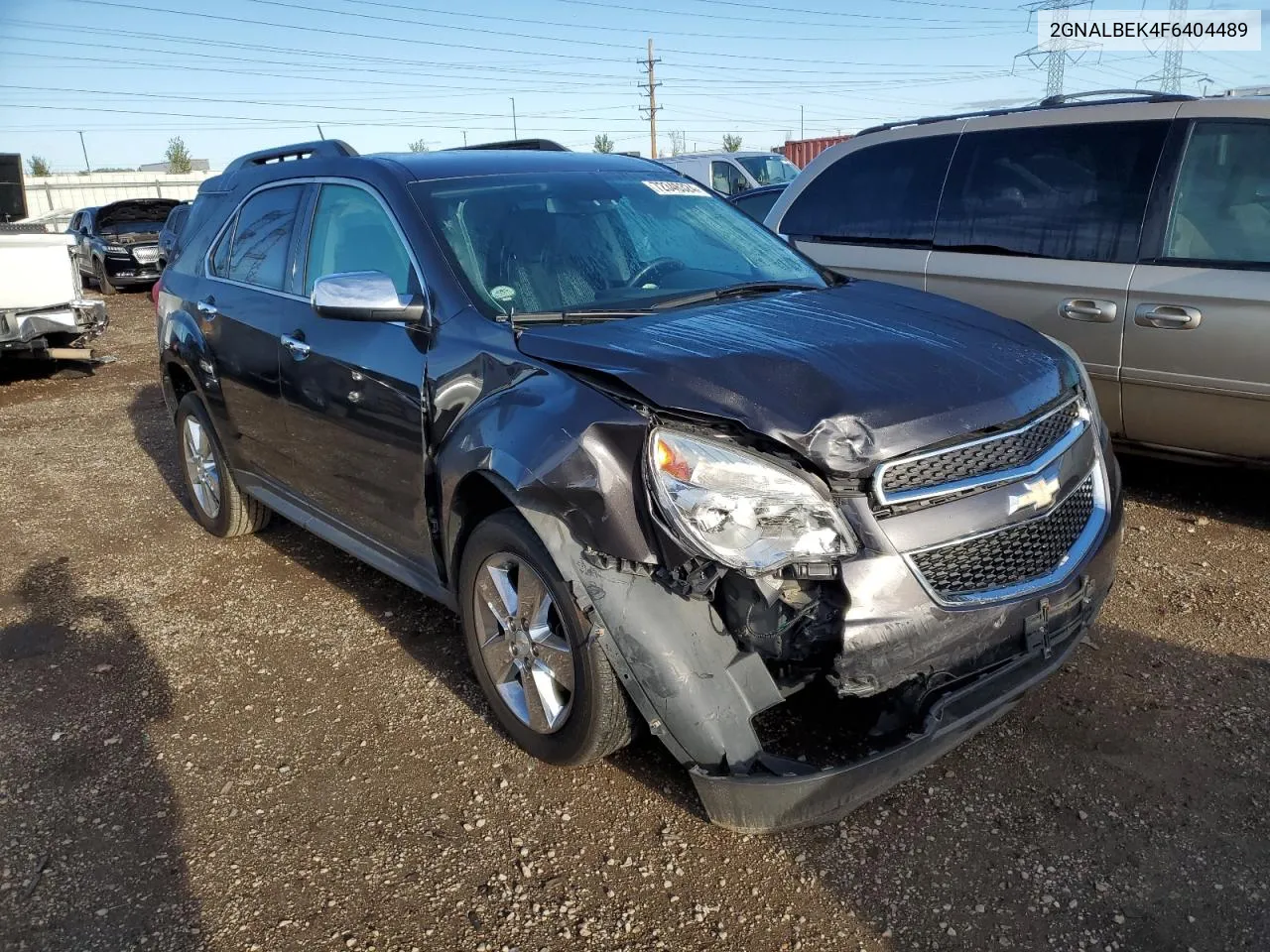 2015 Chevrolet Equinox Lt VIN: 2GNALBEK4F6404489 Lot: 72346324