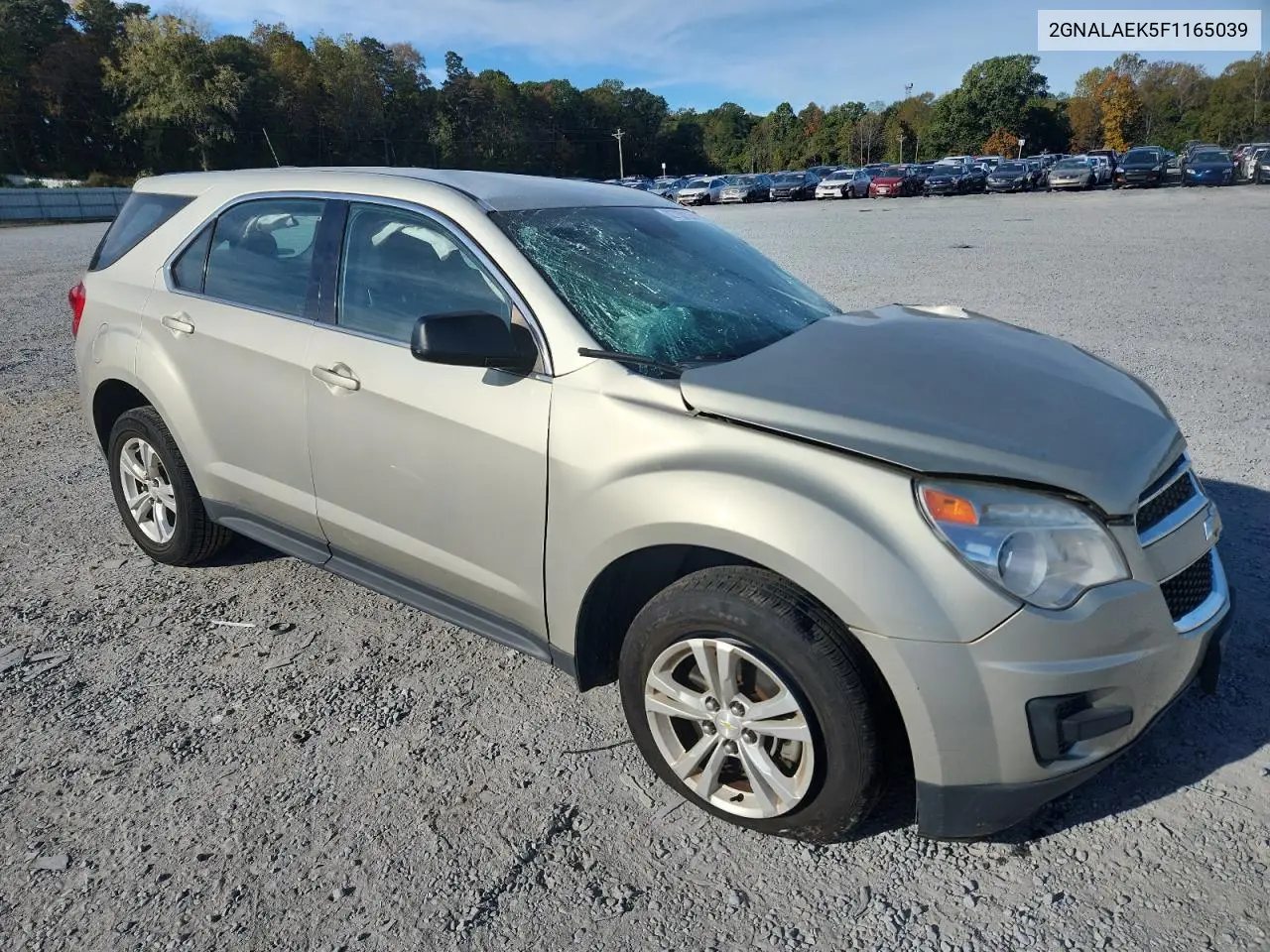 2GNALAEK5F1165039 2015 Chevrolet Equinox Ls