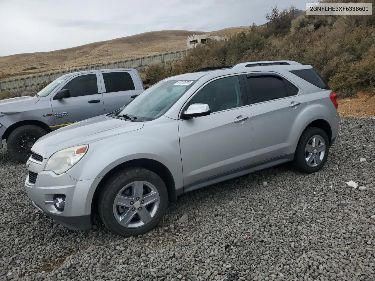 2GNFLHE3XF6338600 2015 Chevrolet Equinox Ltz