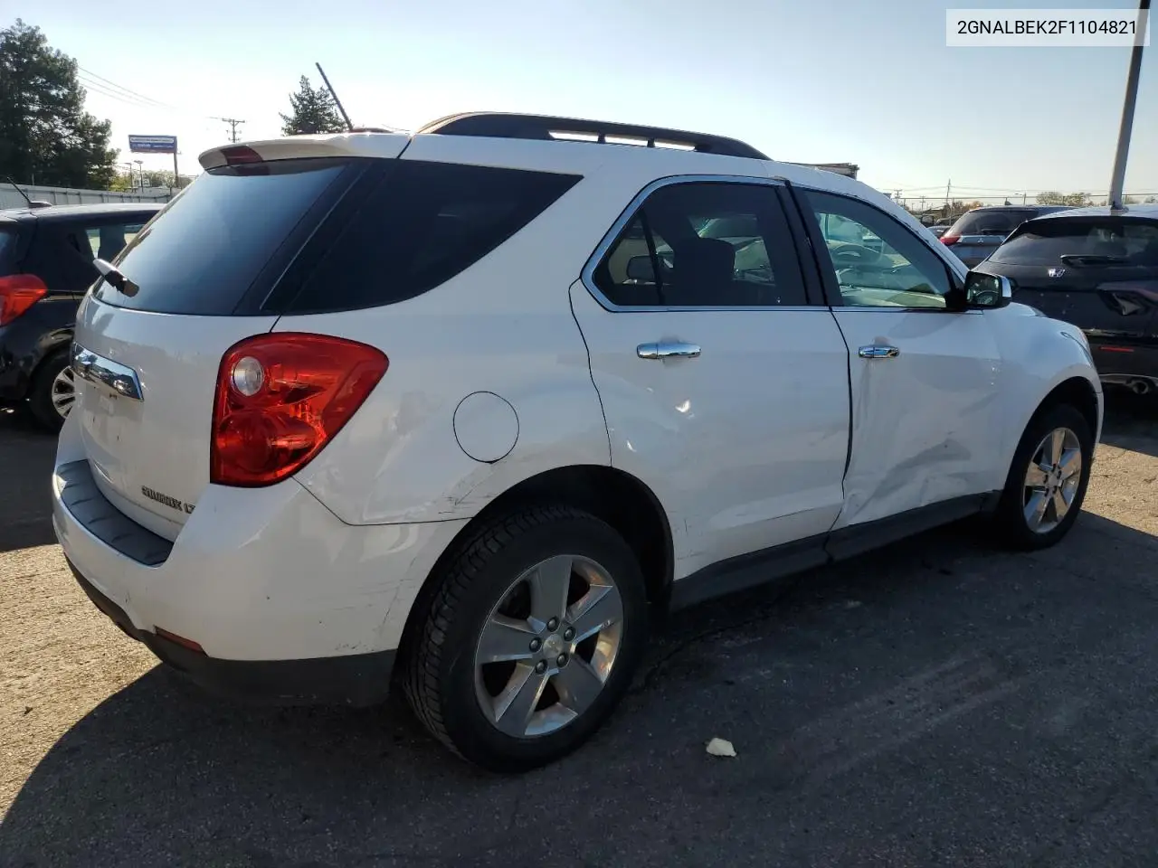 2GNALBEK2F1104821 2015 Chevrolet Equinox Lt
