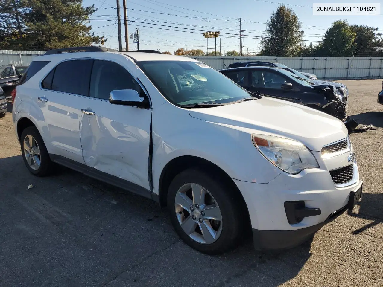 2GNALBEK2F1104821 2015 Chevrolet Equinox Lt