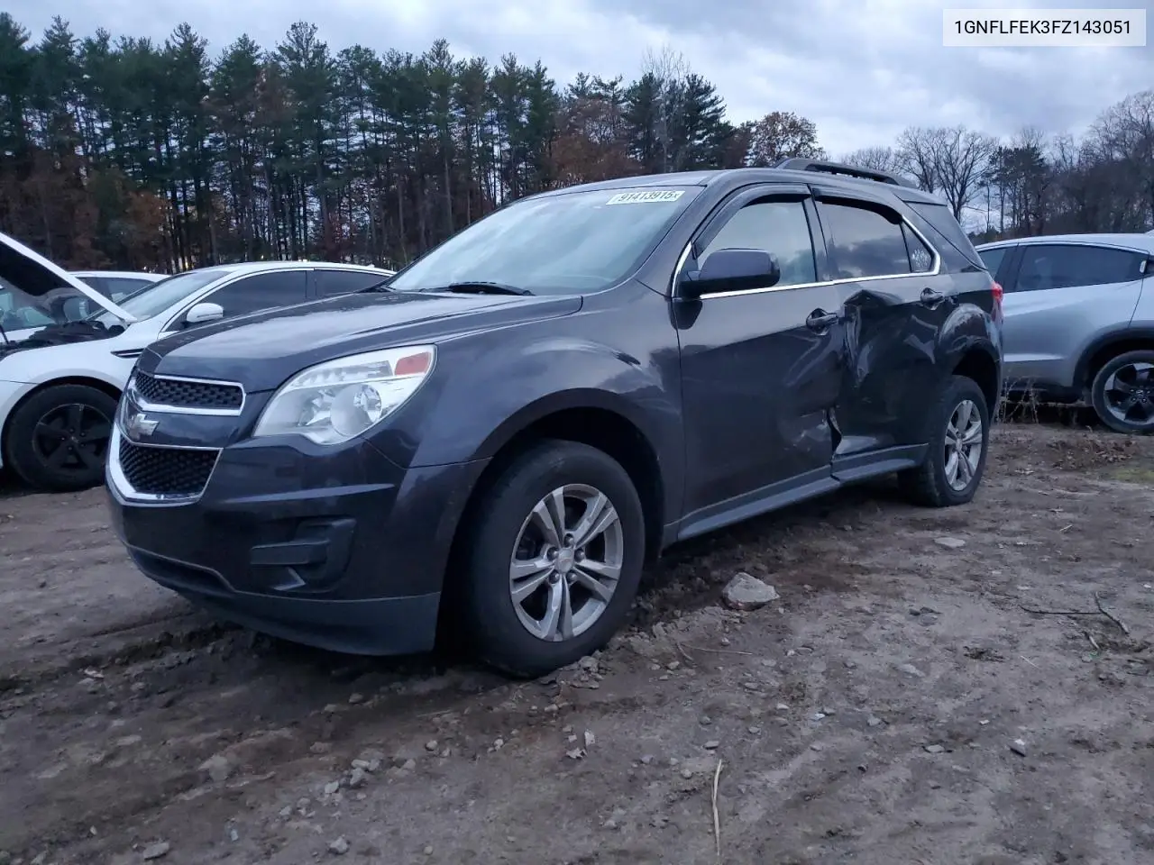 1GNFLFEK3FZ143051 2015 Chevrolet Equinox Lt