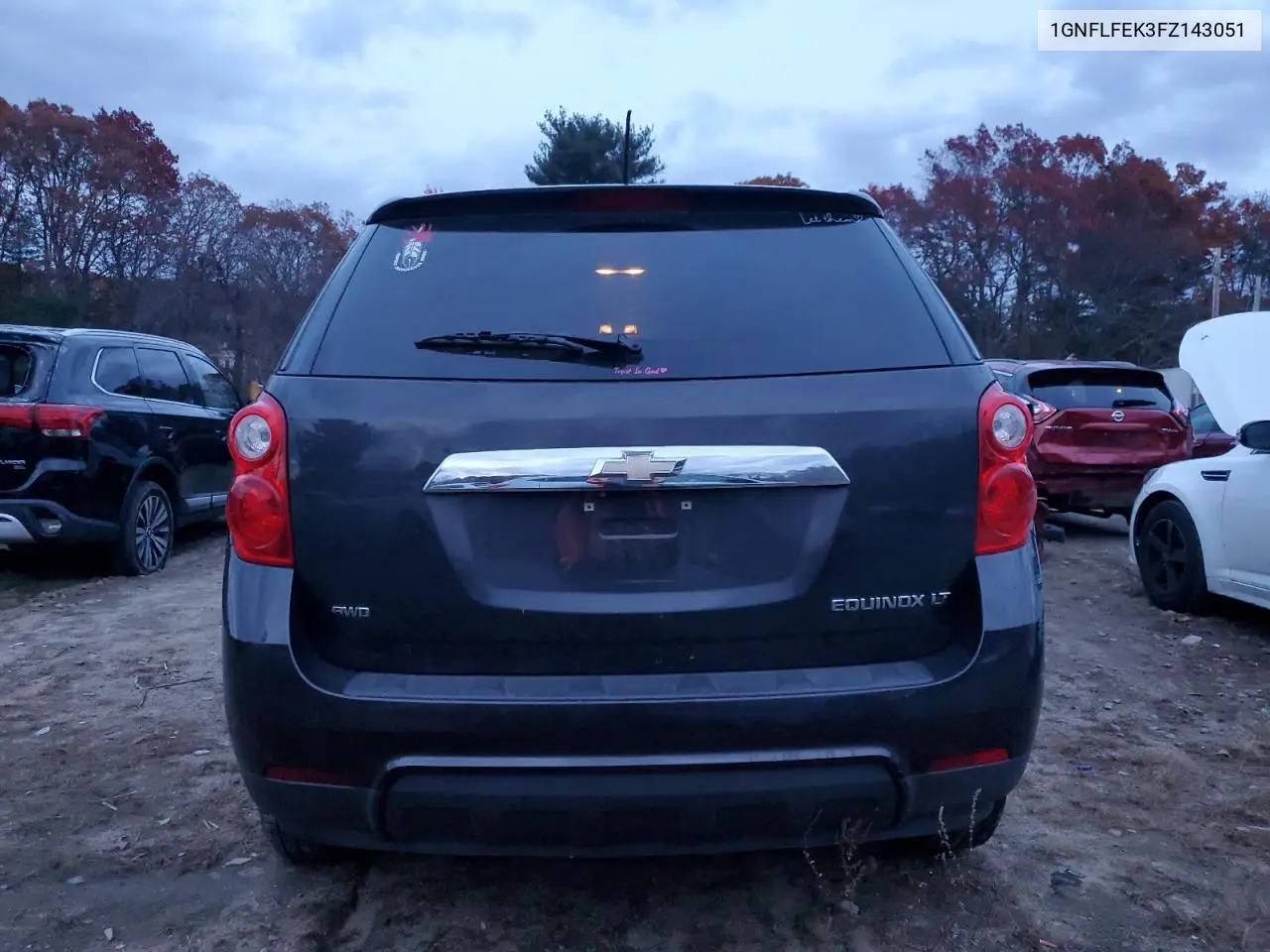 1GNFLFEK3FZ143051 2015 Chevrolet Equinox Lt