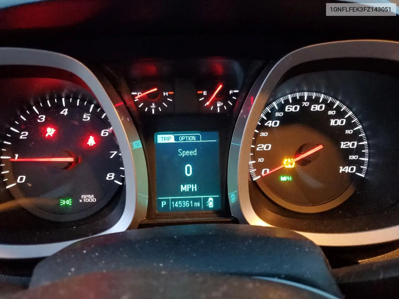 1GNFLFEK3FZ143051 2015 Chevrolet Equinox Lt
