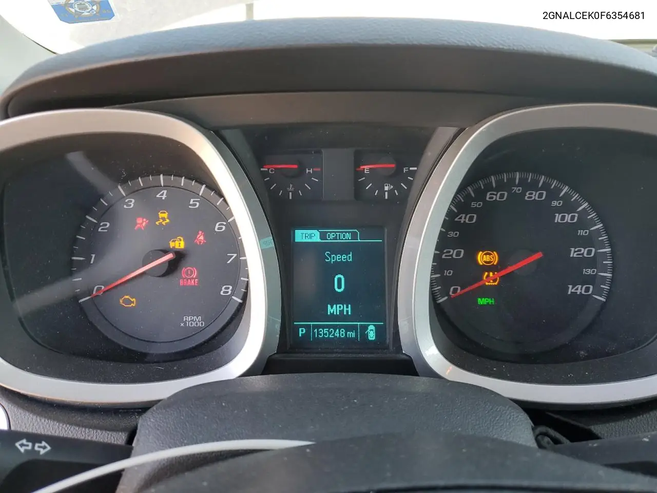 2GNALCEK0F6354681 2015 Chevrolet Equinox Lt