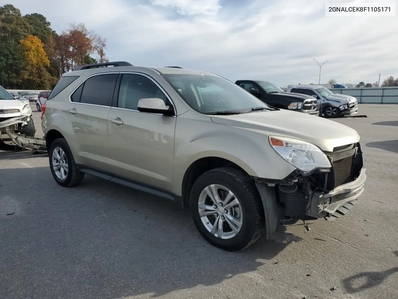 2GNALCEK8F1105171 2015 Chevrolet Equinox Lt