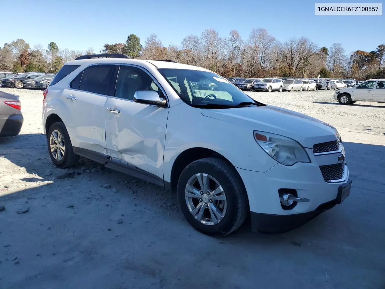 1GNALCEK6FZ100557 2015 Chevrolet Equinox Lt