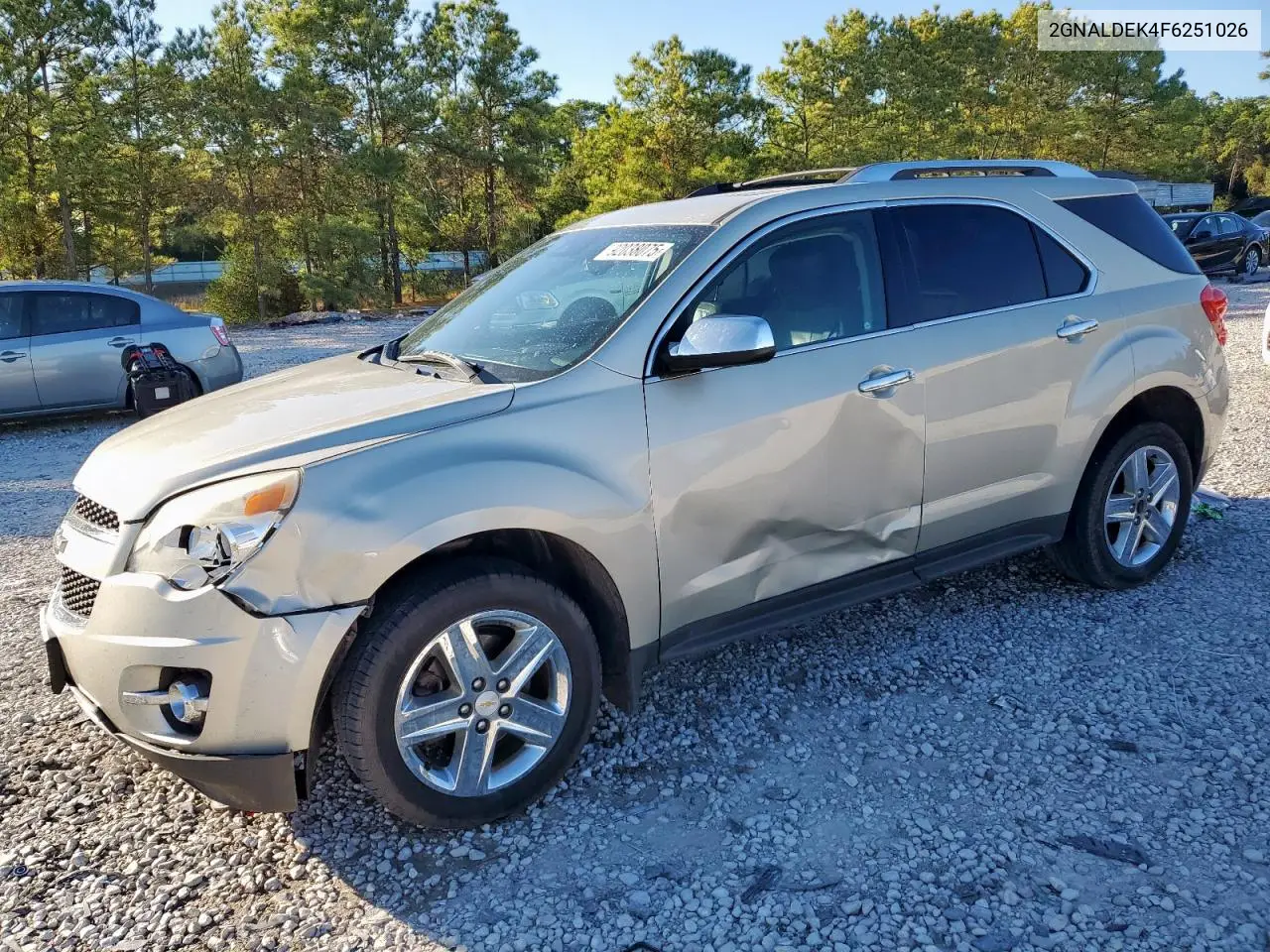 2GNALDEK4F6251026 2015 Chevrolet Equinox Ltz
