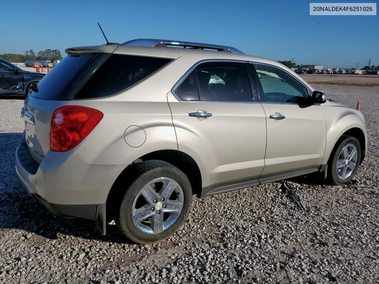 2GNALDEK4F6251026 2015 Chevrolet Equinox Ltz