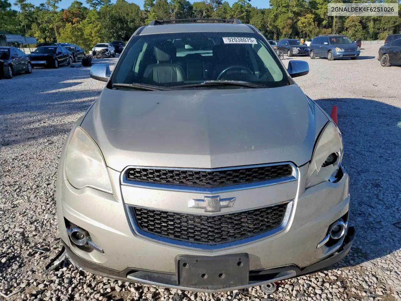 2GNALDEK4F6251026 2015 Chevrolet Equinox Ltz