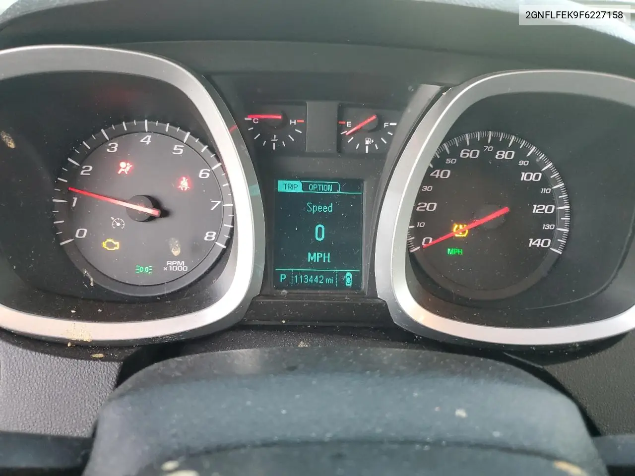 2GNFLFEK9F6227158 2015 Chevrolet Equinox Lt