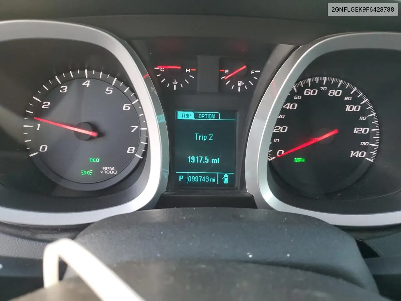 2GNFLGEK9F6428788 2015 Chevrolet Equinox Lt