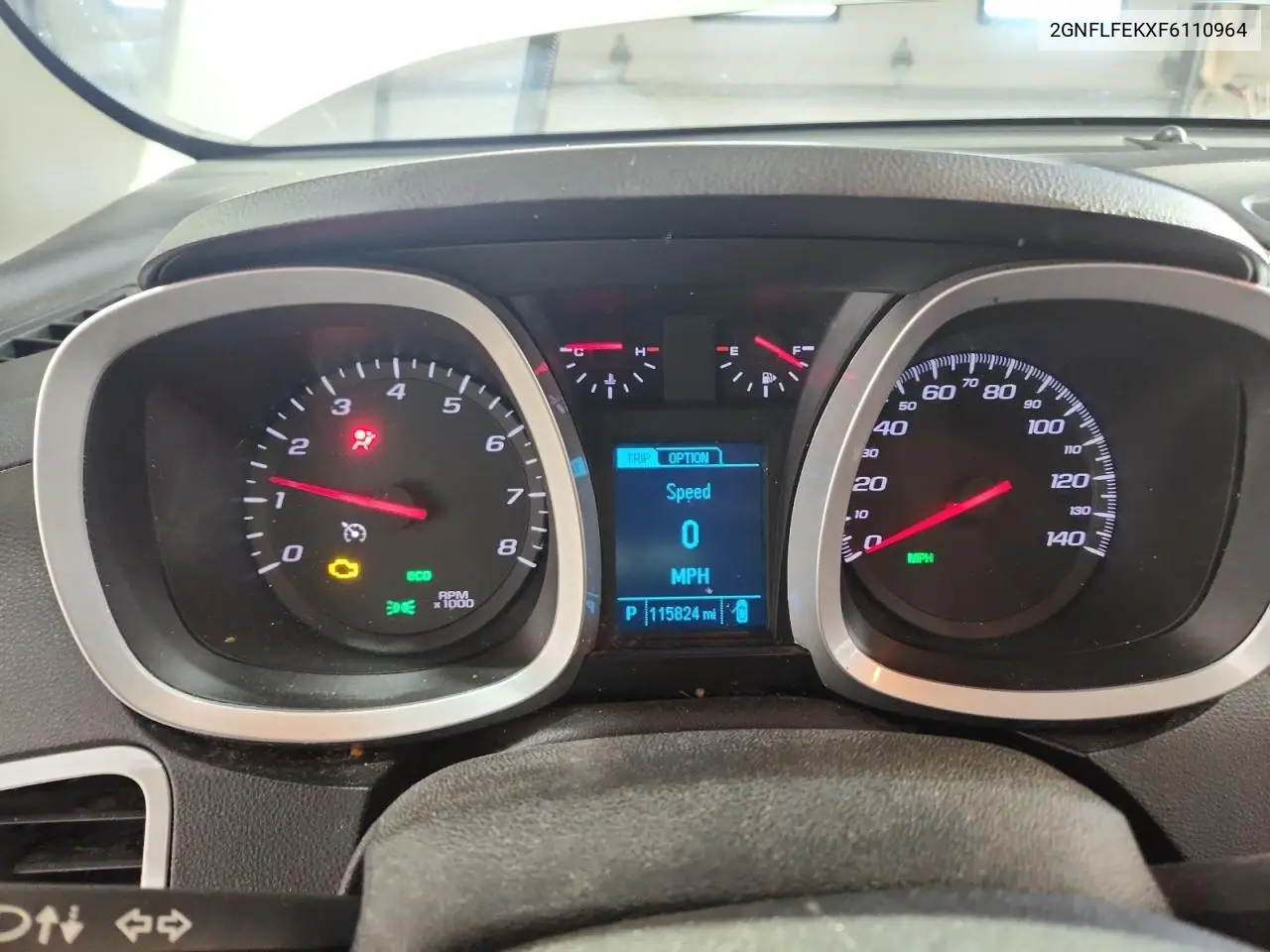 2GNFLFEKXF6110964 2015 Chevrolet Equinox Lt
