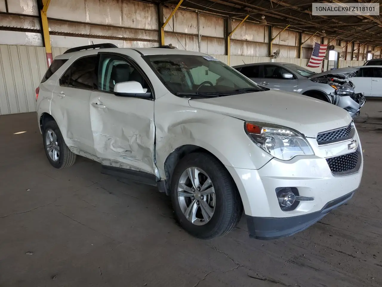 1GNALCEK9FZ118101 2015 Chevrolet Equinox Lt