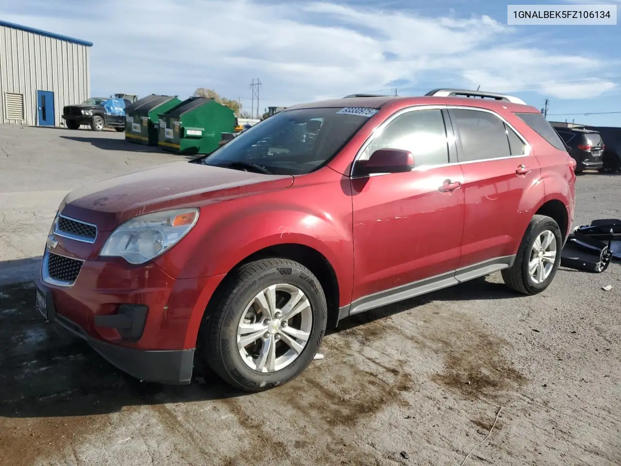 1GNALBEK5FZ106134 2015 Chevrolet Equinox Lt