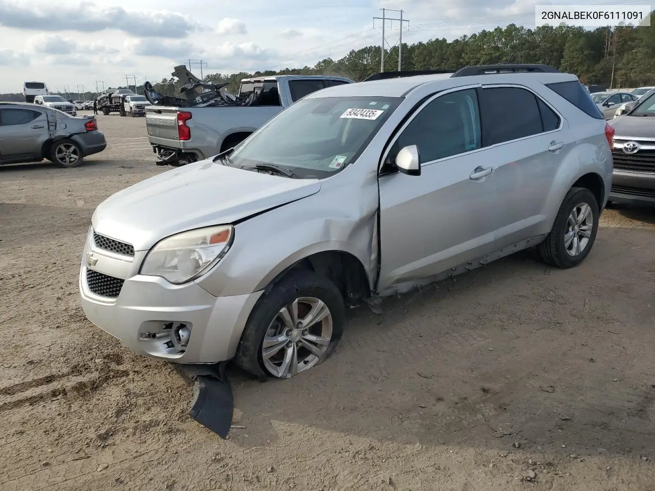 2GNALBEK0F6111091 2015 Chevrolet Equinox Lt