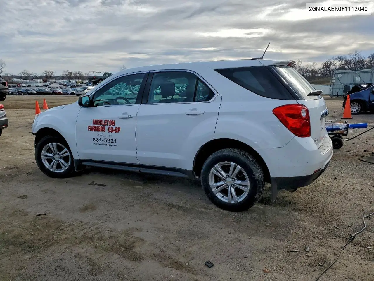 2GNALAEK0F1112040 2015 Chevrolet Equinox Ls
