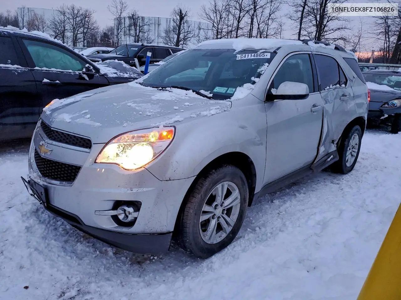 1GNFLGEK8FZ106826 2015 Chevrolet Equinox Lt