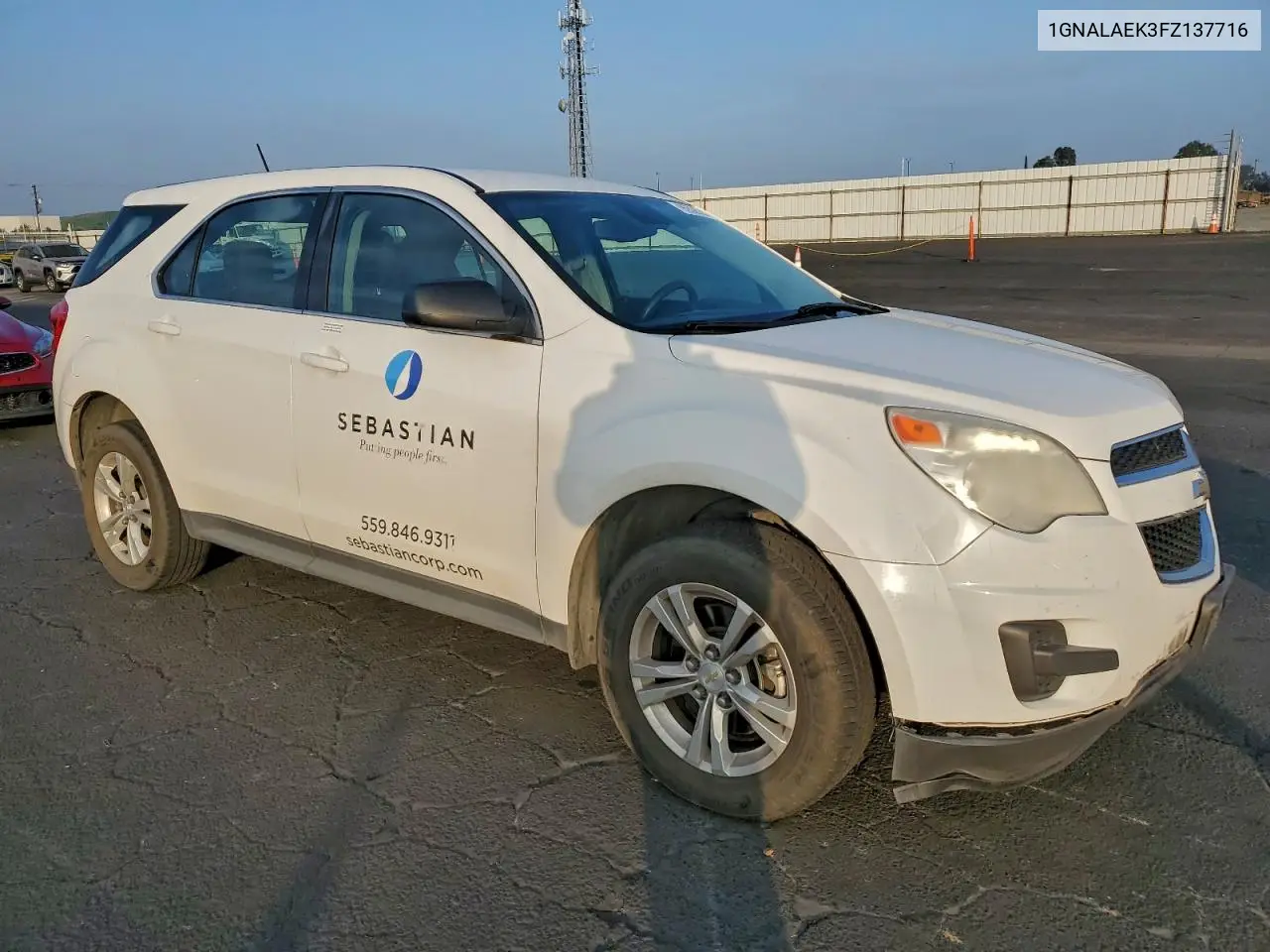 1GNALAEK3FZ137716 2015 Chevrolet Equinox Ls