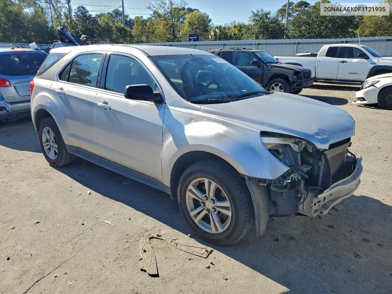 2GNALAEK0F1121935 2015 Chevrolet Equinox Ls
