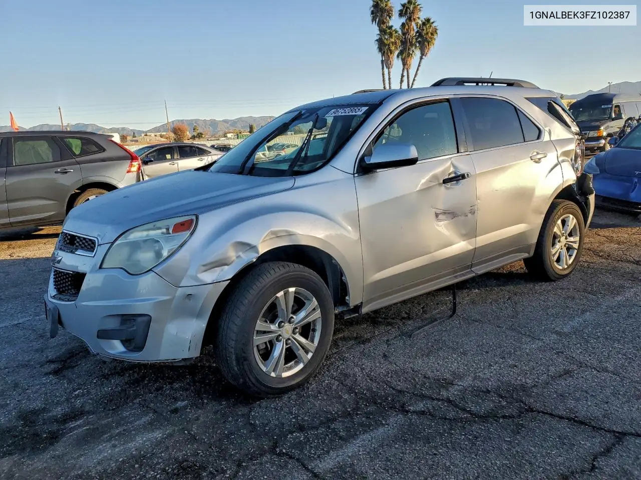 1GNALBEK3FZ102387 2015 Chevrolet Equinox Lt