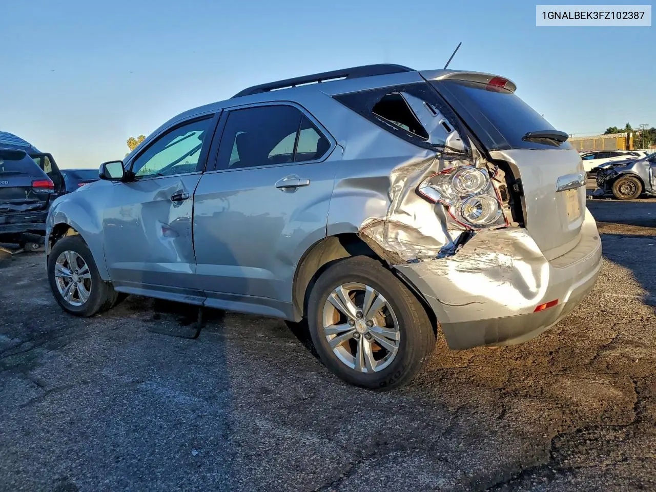 1GNALBEK3FZ102387 2015 Chevrolet Equinox Lt