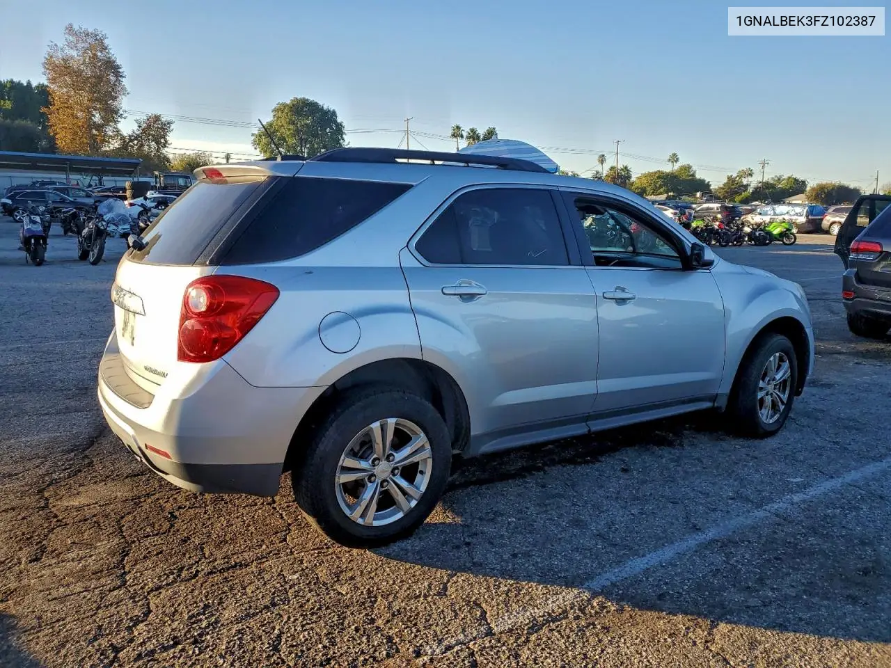 1GNALBEK3FZ102387 2015 Chevrolet Equinox Lt