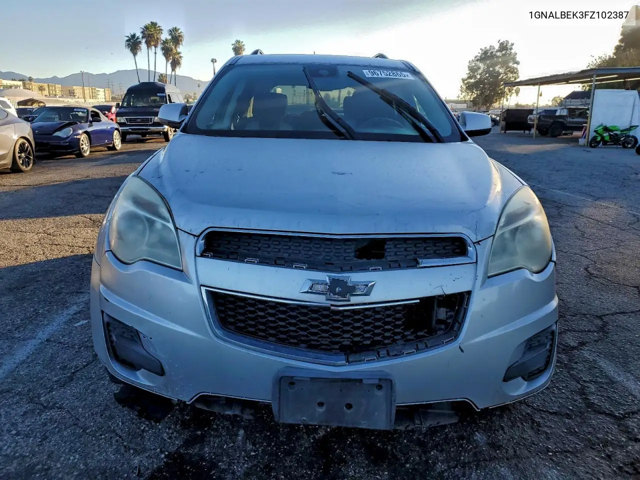 1GNALBEK3FZ102387 2015 Chevrolet Equinox Lt