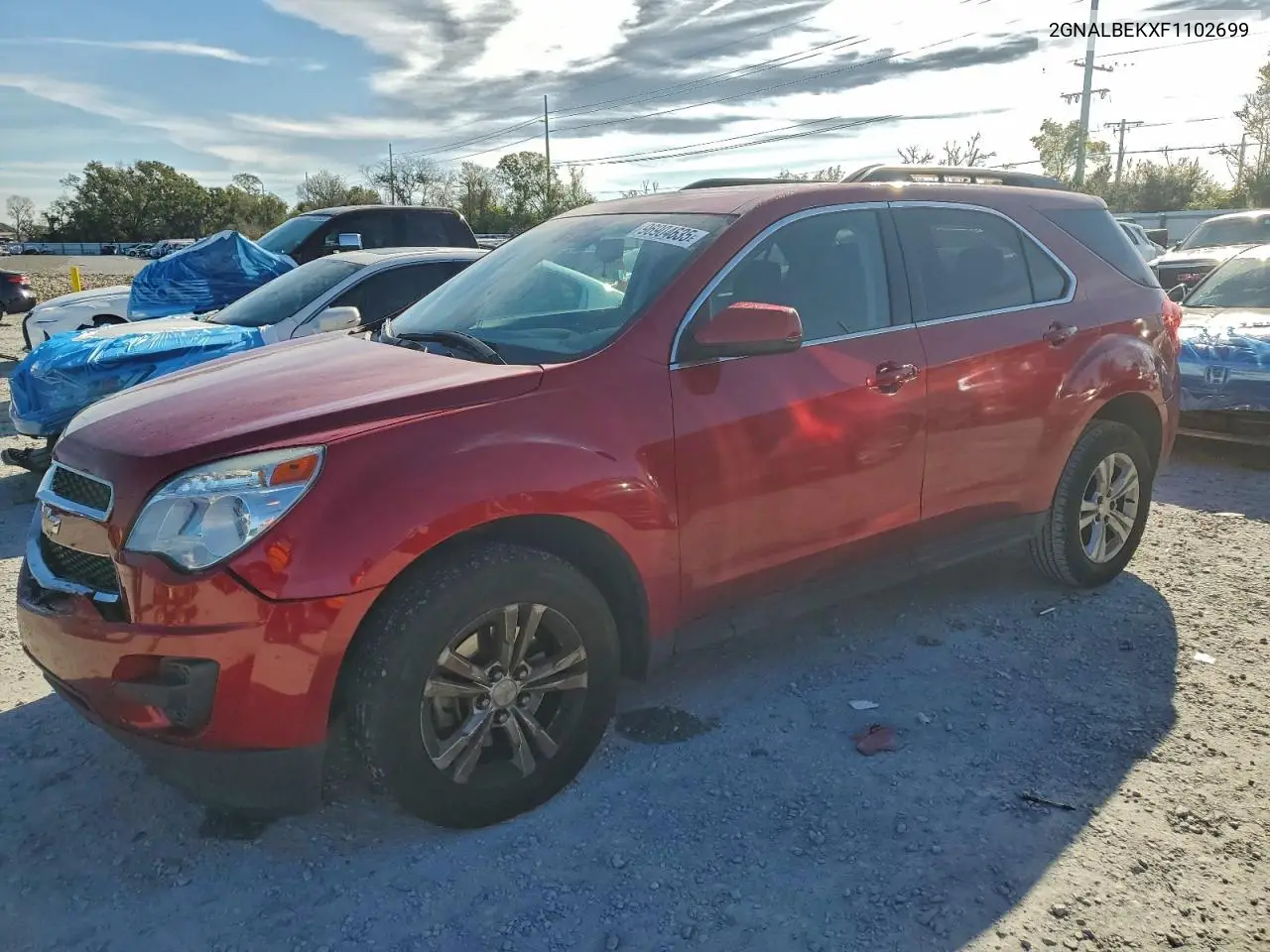 2GNALBEKXF1102699 2015 Chevrolet Equinox Lt