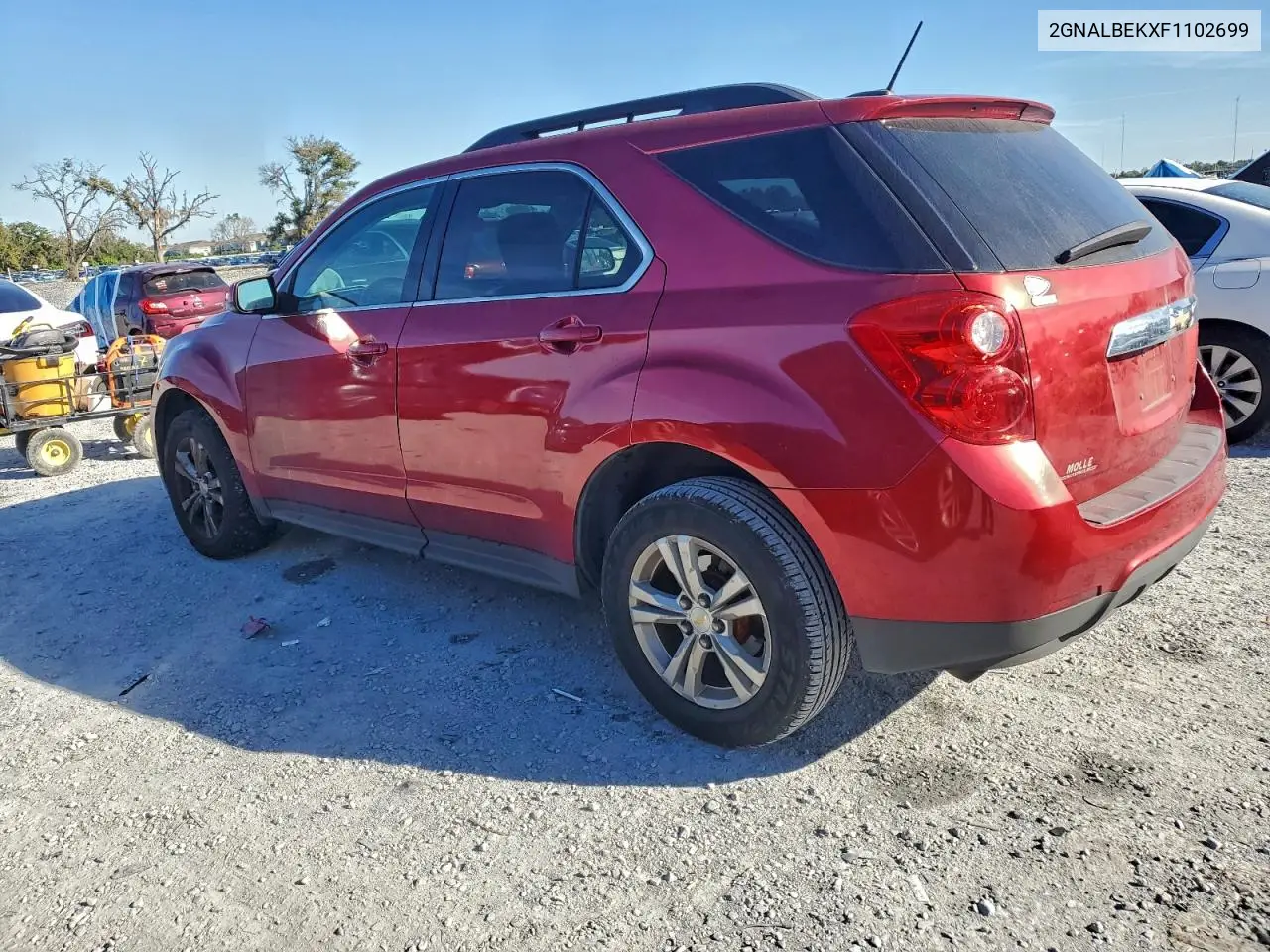 2GNALBEKXF1102699 2015 Chevrolet Equinox Lt