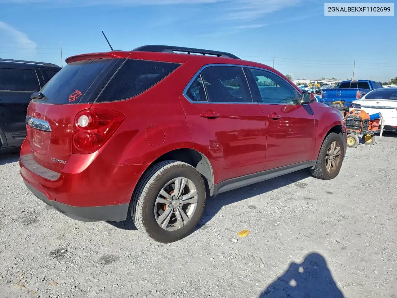 2GNALBEKXF1102699 2015 Chevrolet Equinox Lt