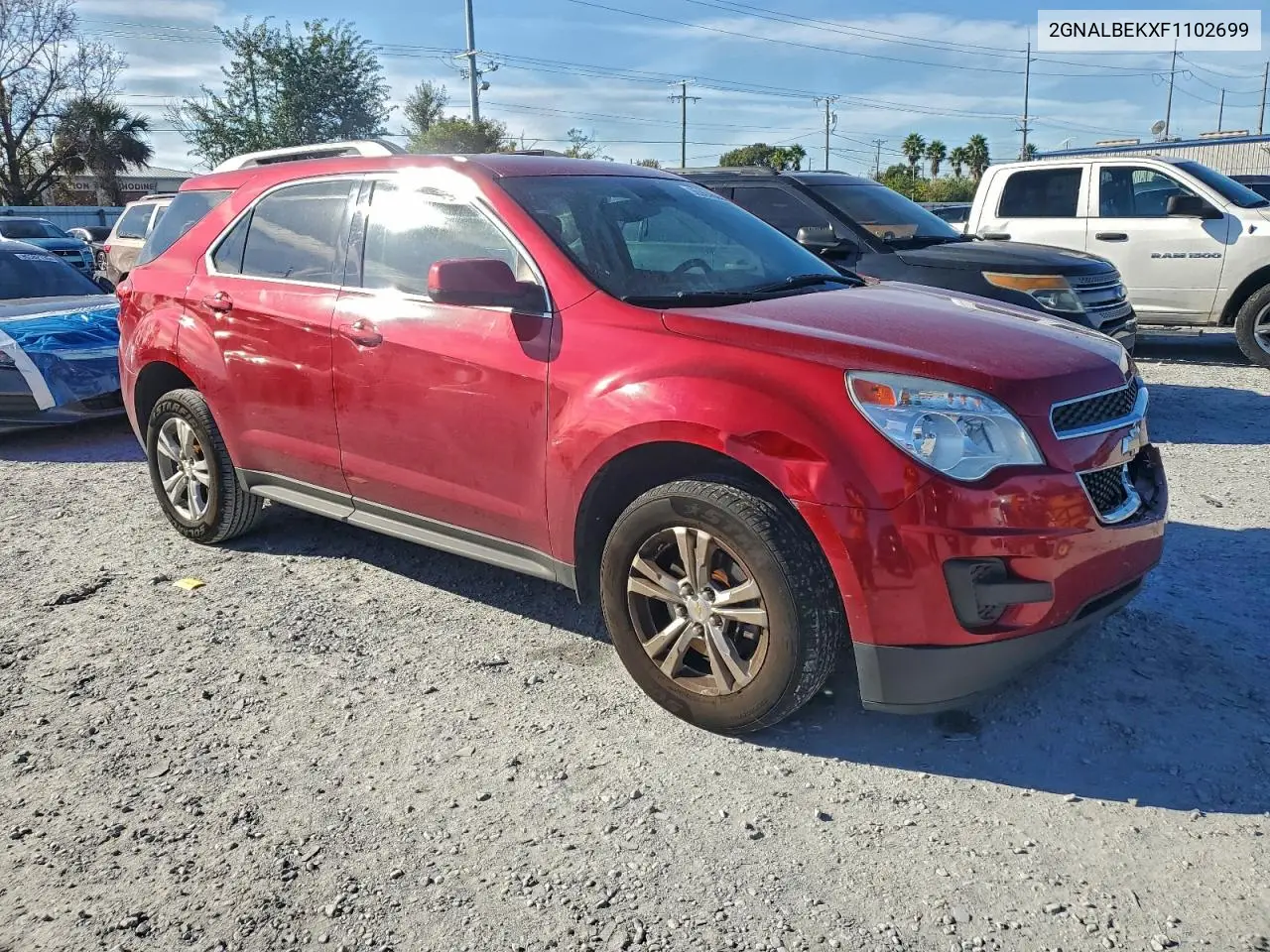 2GNALBEKXF1102699 2015 Chevrolet Equinox Lt