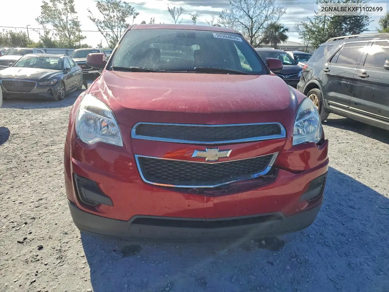 2GNALBEKXF1102699 2015 Chevrolet Equinox Lt
