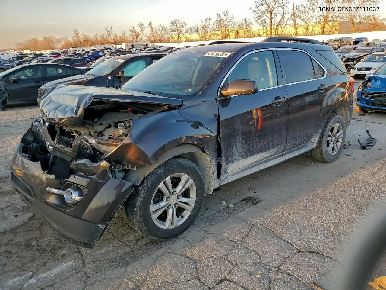 1GNALCEK3FZ111032 2015 Chevrolet Equinox Lt